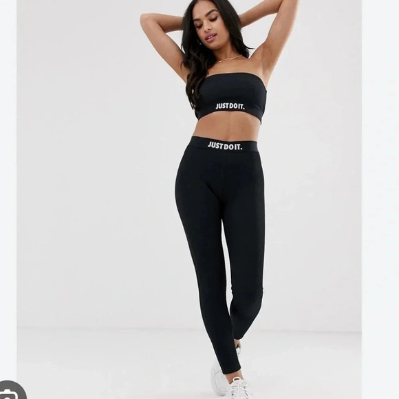 NIKE Sportswear JDI Ribbed High Waist Leggings Women’s size medium - Picture 14 of 15